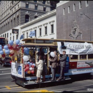 Hotel-Fairmont-at-Night--San-Francisco---1989--100th-Annivesary-Powell-Line--OSFH