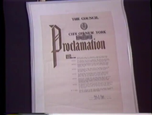 s2020.e052001 NEIGHBORHOODS TODAY. N⧸T REWIND. JUNE ６, １９８７. REDEDICATION OF THE GREENPOINT FLAG